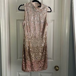 French Connection NWOT size 8 sequin mini sheath dress